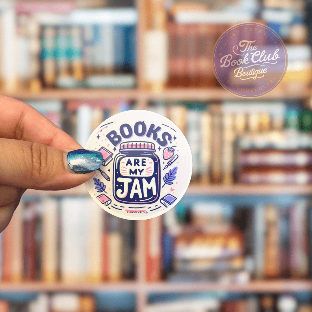 Books are my jam sticker